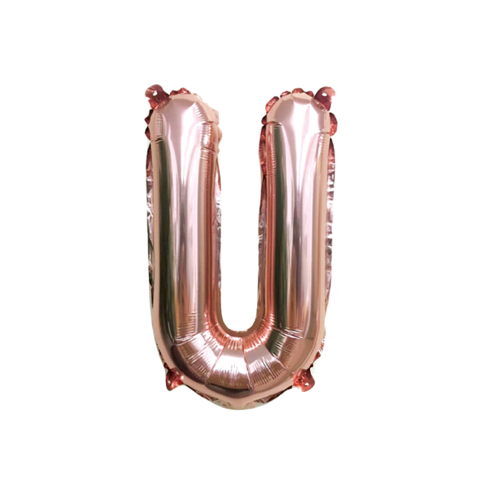 folieballon-letter-u-rose