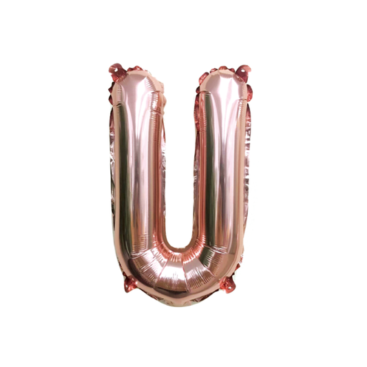 folieballon-letter-u-rose