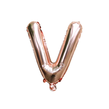 folieballon-letter-v-rose