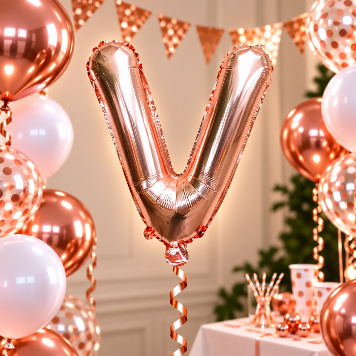folieballon-letter-v-rose