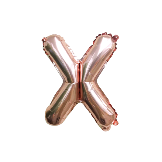 folieballon-letter-x-rose