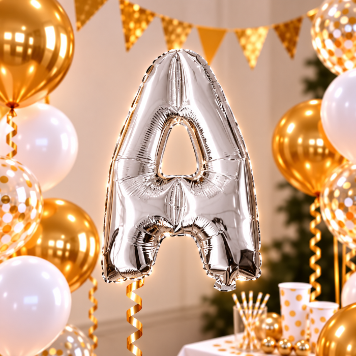 folieballon-letter-a-zilver