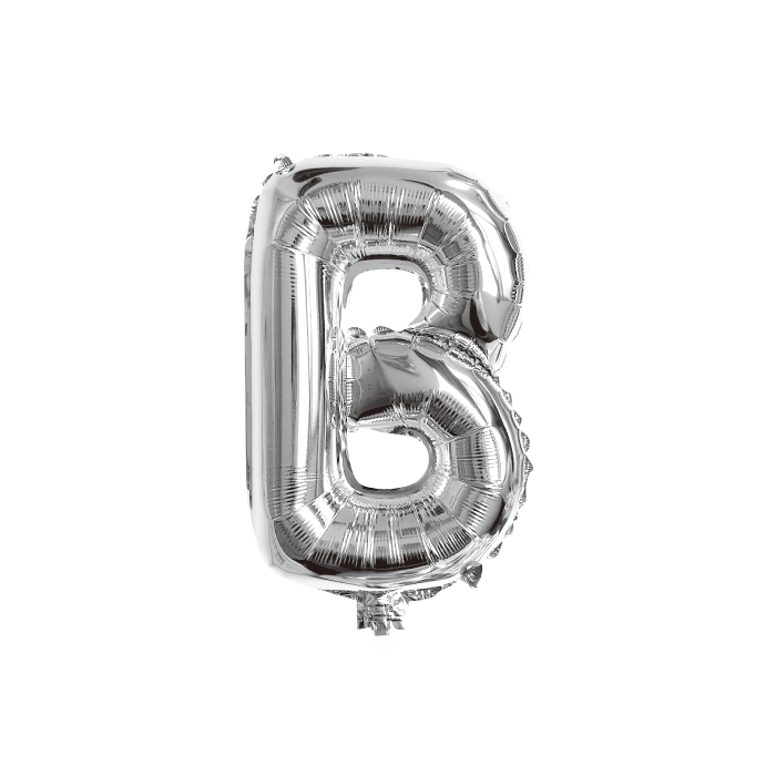 folieballon-letter-b-zilver