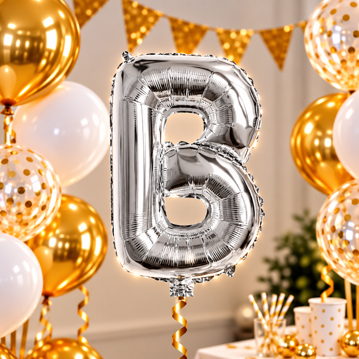 folieballon-letter-b-zilver