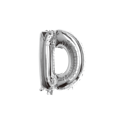 folieballon-letter-d-zilver