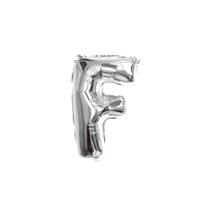 folieballon-letter-f-zilver