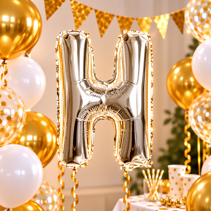 folieballon-letter-h-zilver