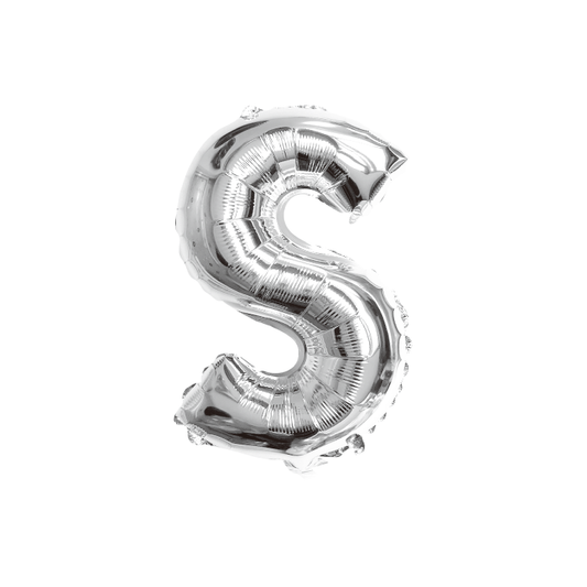 folieballon-letter-s-zilver