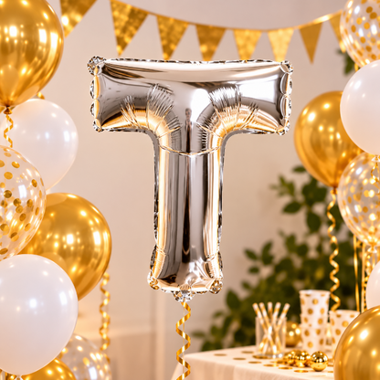 folieballon-letter-t-zilver