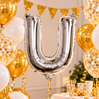 folieballon-letter-u-zilver