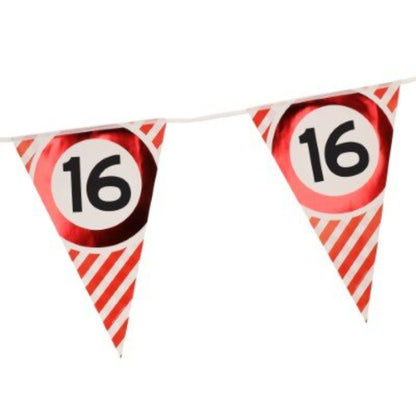 8717928364672_1 Vlaggenlijn 16 jaar rood/wit 3m