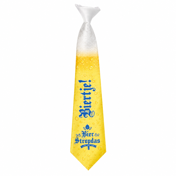stropdas-bier-geel-wit-zwart-1