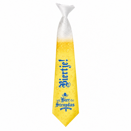 stropdas-bier-geel-wit-zwart-1