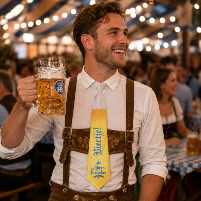 stropdas-bier-geel-wit-zwart-1