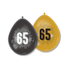 ballonnen-65-zwart-goud-8st