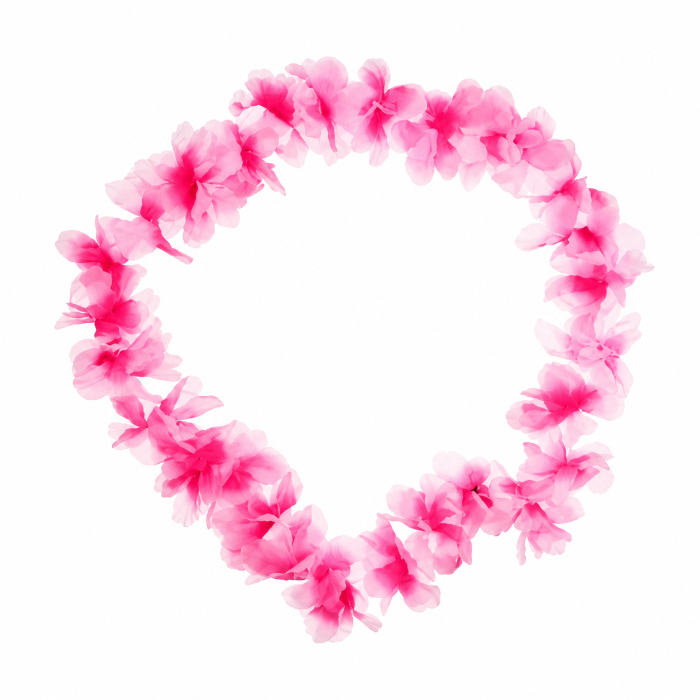 hawaii-krans-roze-wit-1
