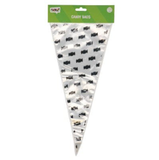 snoepzakjes-plastic-transparant-zwart-12-stuks