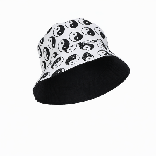 bucket-hoed-yin-yang-zwart-wit