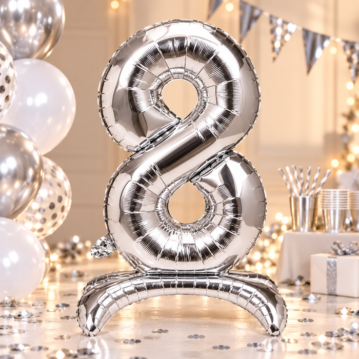 folieballon-staand-cijfer-8-zilver-68cm