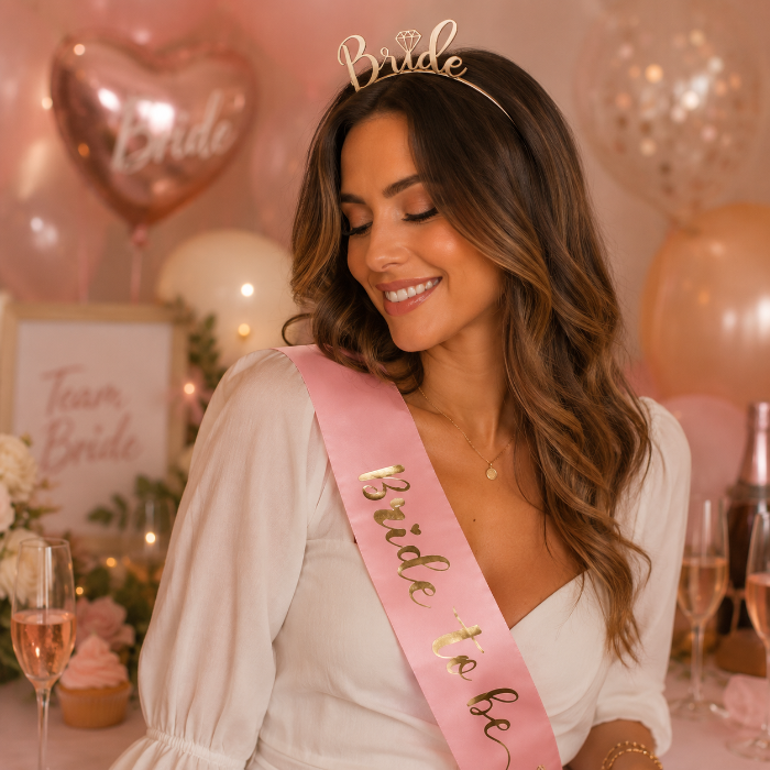 party-set-bride-to-be-roze-goud