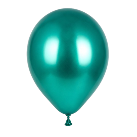 Ballonnen metallic groen 20st