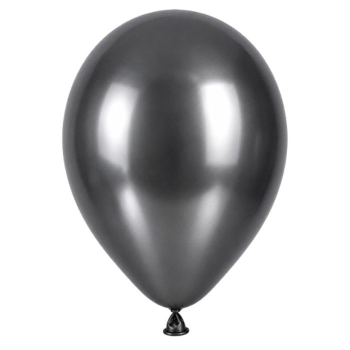 Ballonnen metallic zilver 20st