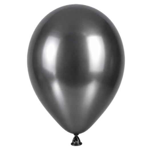 Ballonnen metallic zilver 20st