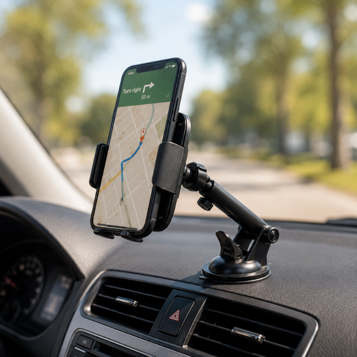 Smartphone houder auto zwart
