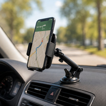 Smartphone houder auto zwart