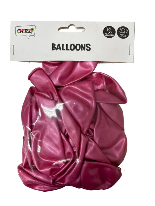 Ballonnen-pearl-metallic-zoet-roze-30cm-20stuks