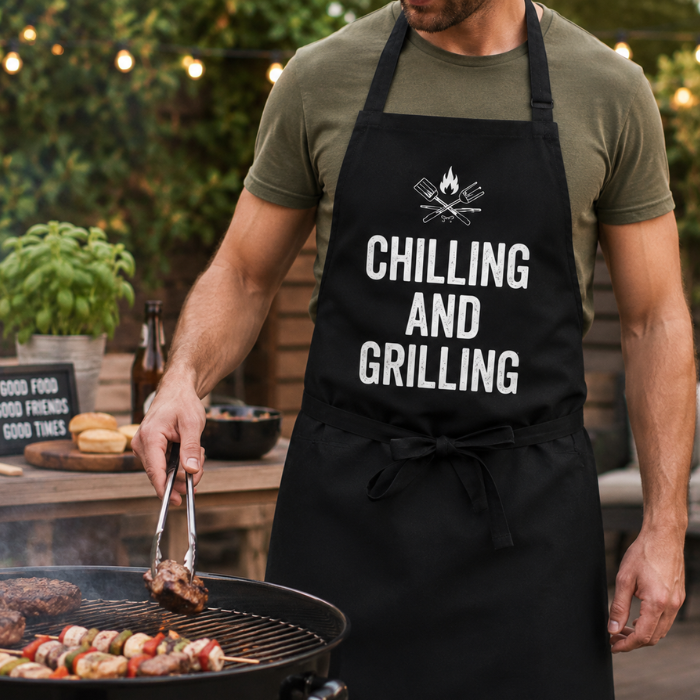 BBQ-schort-Chilling-and-Grilling