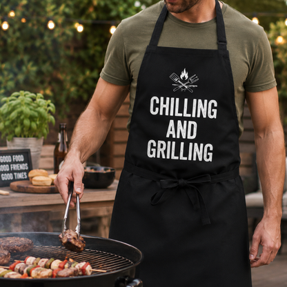 BBQ-schort-Chilling-and-Grilling