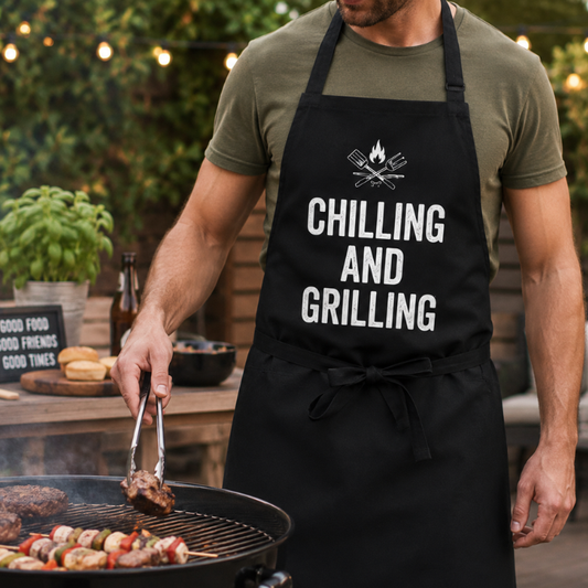 BBQ-schort-Chilling-and-Grilling