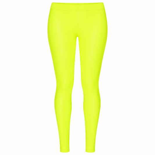 Legging neon geel - one size