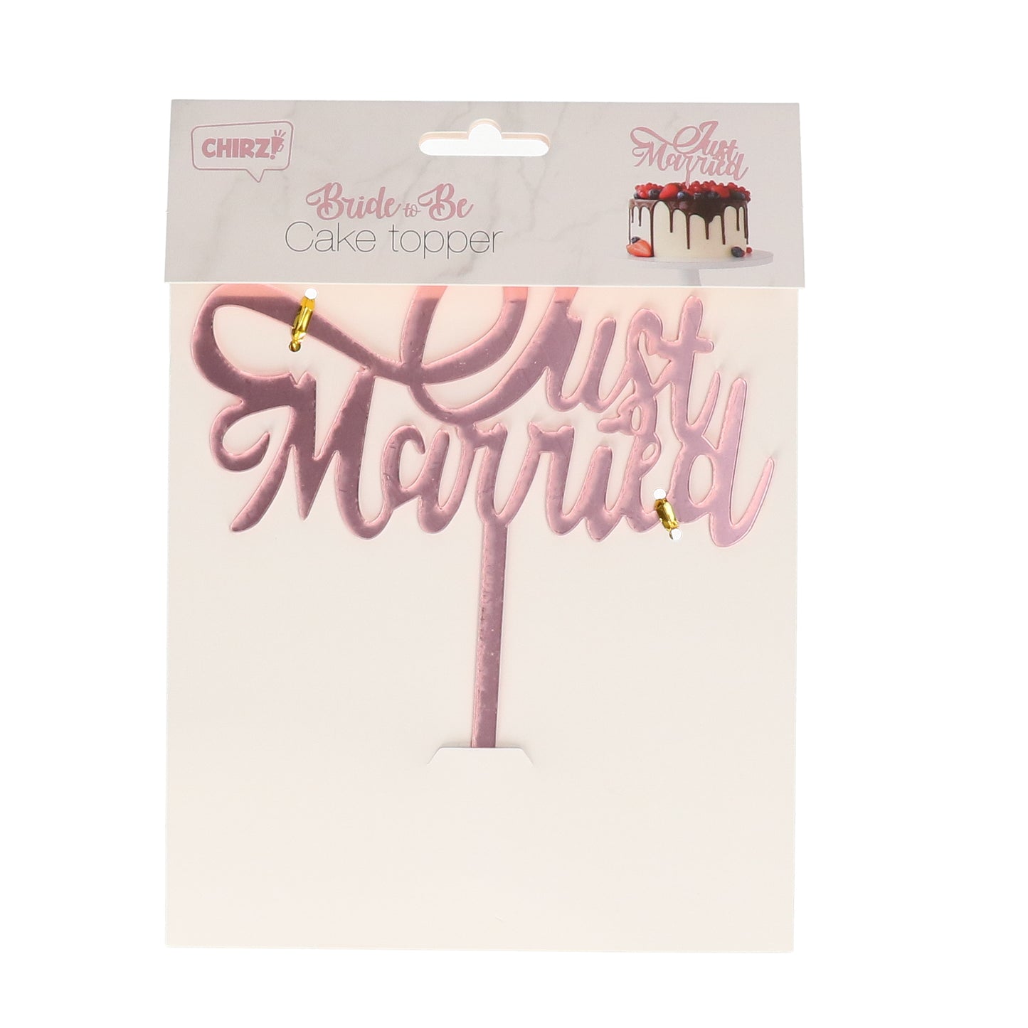 Just married taartprikker