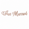 Slinger Just married roségoud 80cm