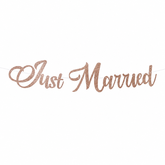 Slinger Just married roségoud 80cm