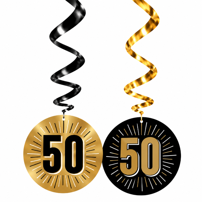 swirls-hangdecoratie-50-jaar-zwart-goud-6st