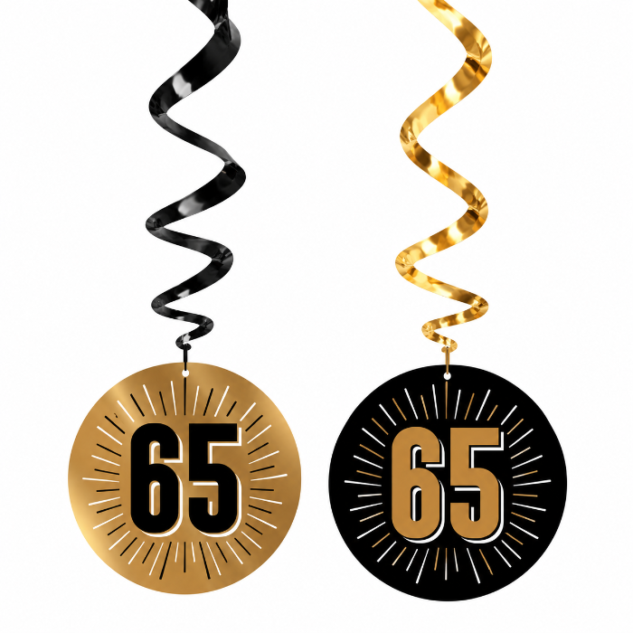 swirls-hangdecoratie-65-jaar-zwart-goud-6-stuks-1