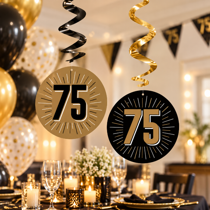 swirls-hangdecoratie-75-jaar-zwart-goud-6-stuks-1