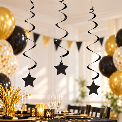 swirls-hangdecoratie-sterretjes-zwart-6-stuks-1