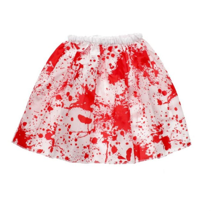 Tutu - Halloween - bloederig - wit/rood