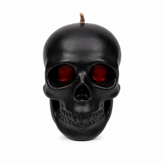  kaars-halloween-schedel-zwart-1