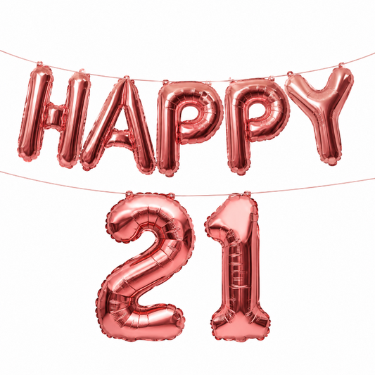 folieballon-slinger-happy-21-rosegoud