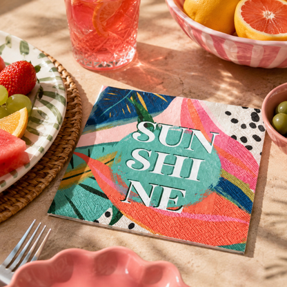Servetten sunshine 20 stuks