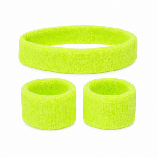 zweetbandjes-set-hoofd-en-pols-neon-geel-1