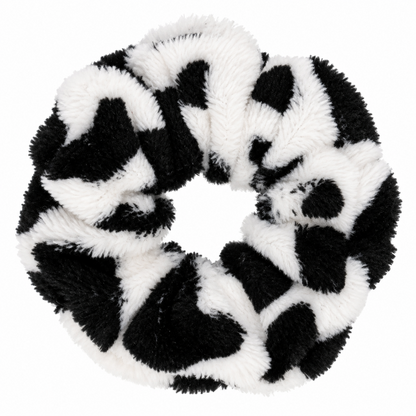 Scrunchie koeienprint zacht