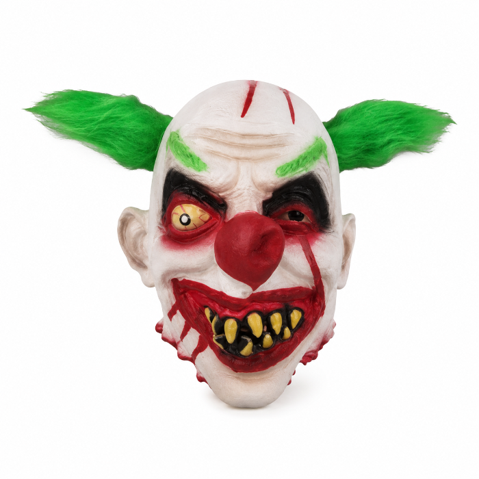 masker-horror-clown-groen-haar