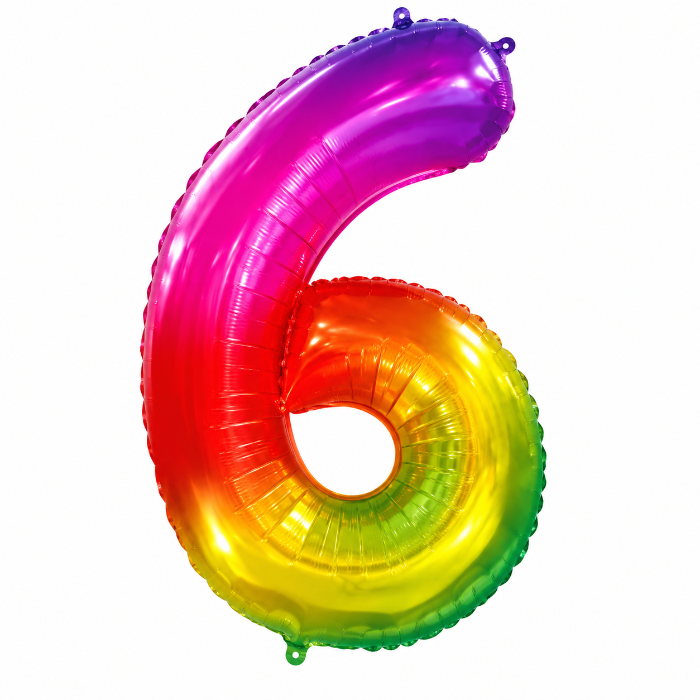 folieballon-cijfer-6-regenboog-80cm