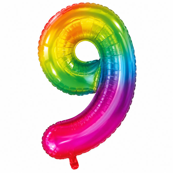 folieballon-cijfer-9-regenboog-80cm